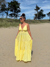 Charger l'image dans la galerie, Robe longue jaune soleil DITA  ( 34 au 44)