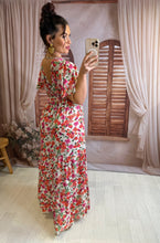 Charger l'image dans la galerie, Robe fleuri rose ODETTE (36 au 48)