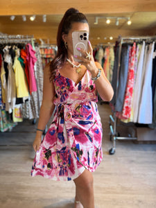 Robe courte à bretelles ROSALIA (reste taille m/l )