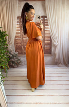 Charger l'image dans la galerie, Robe terracota AMOR (40 au 48)( reste taille 46 )