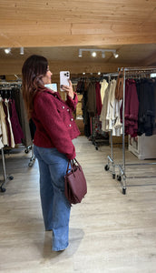 Veste bordeaux Ariana ( 36 au 44)