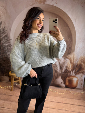 Pull gris clair INAYA (34 au 46)⭐️