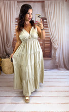 Charger l'image dans la galerie, Robe uni soleil beige ALIX (40 au 46)