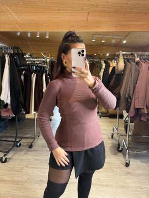 Col roulé chocolat DOREEN (34 au 44)