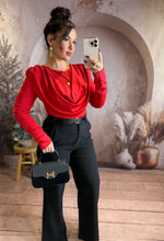 Charger l'image dans la galerie, Top rouge ÉLODIE (34 au 38)