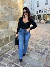 Charger l&#39;image dans la galerie, Jean large bleu YOUNA (34 au 42)