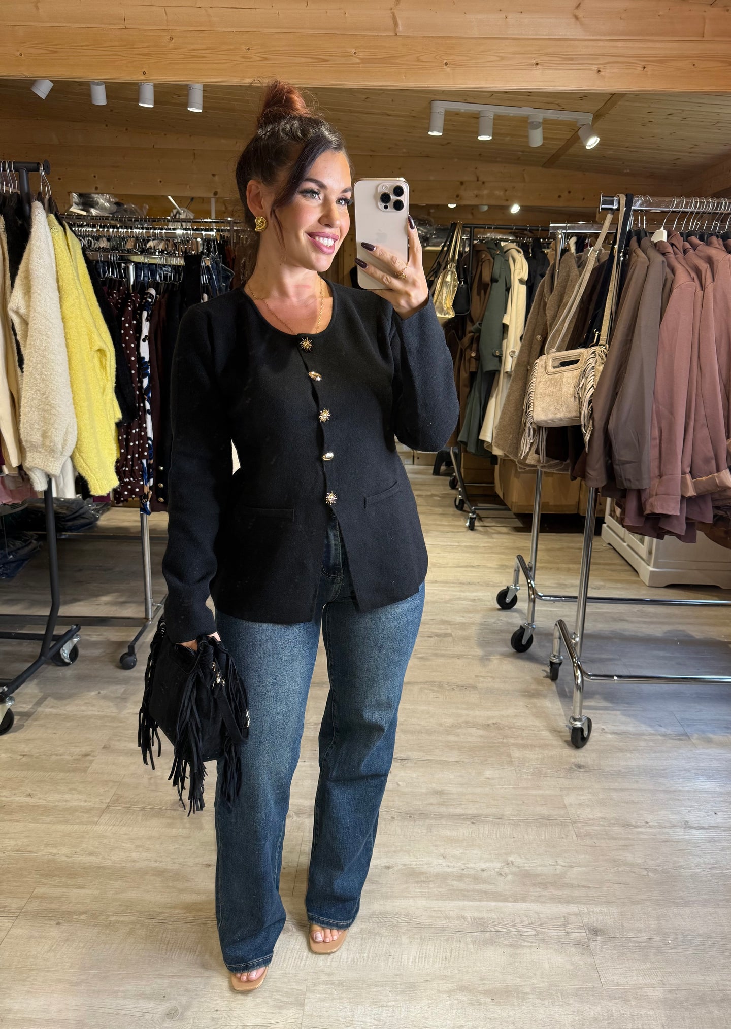 Gilet noir KLERVIE (34 au 40)