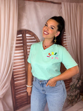 Charger l'image dans la galerie, Tee shirt iconic vert d'eau SAMANTHA (34 au 46)