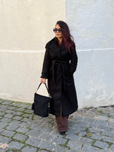 Charger l&#39;image dans la galerie, Manteau long noir COLETTE (34 au 44)