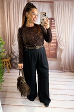 Charger l'image dans la galerie, Pantalon de costume fluide noir BILL