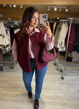 Charger l&#39;image dans la galerie, Gilet sans manches bordeaux YOU (34 au 44)