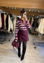 Charger l&#39;image dans la galerie, Jupe short bordeaux LISA (34 au 40)