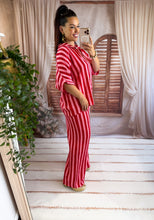 Charger l'image dans la galerie, Chemise rayé rose/rouge KALA (36 au 48)