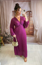 Charger l'image dans la galerie, Robe longue violet KURTY (36 au 40)