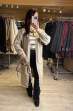 Charger l&#39;image dans la galerie, Long gilet beige foncé MAIWEN (34 au 44)