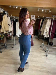 Jean mom fit slim DOUNIA (34 au 42)