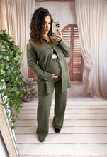 Charger l'image dans la galerie, Ensemble cosy gilet long + pantalon kaki ANNAÉ (36 au 42)