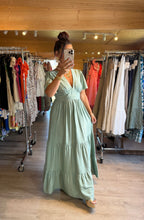 Charger l'image dans la galerie, Robe vert d’eau NEYA ( taille 40 au 48 )New