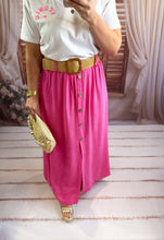 Charger l'image dans la galerie, Jupe avec ceinture rose CLAUDIA (34 au 46)