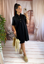 Charger l'image dans la galerie, Robe courte en jeans noir BRAZIL (34 au 48)