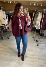 Charger l&#39;image dans la galerie, Gilet sans manches bordeaux YOU (34 au 44)
