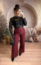 Charger l'image dans la galerie, Pantalon bordeaux MAILIS (34 au 46)