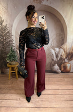 Charger l'image dans la galerie, Pantalon bordeaux MAILIS (34 au 46)