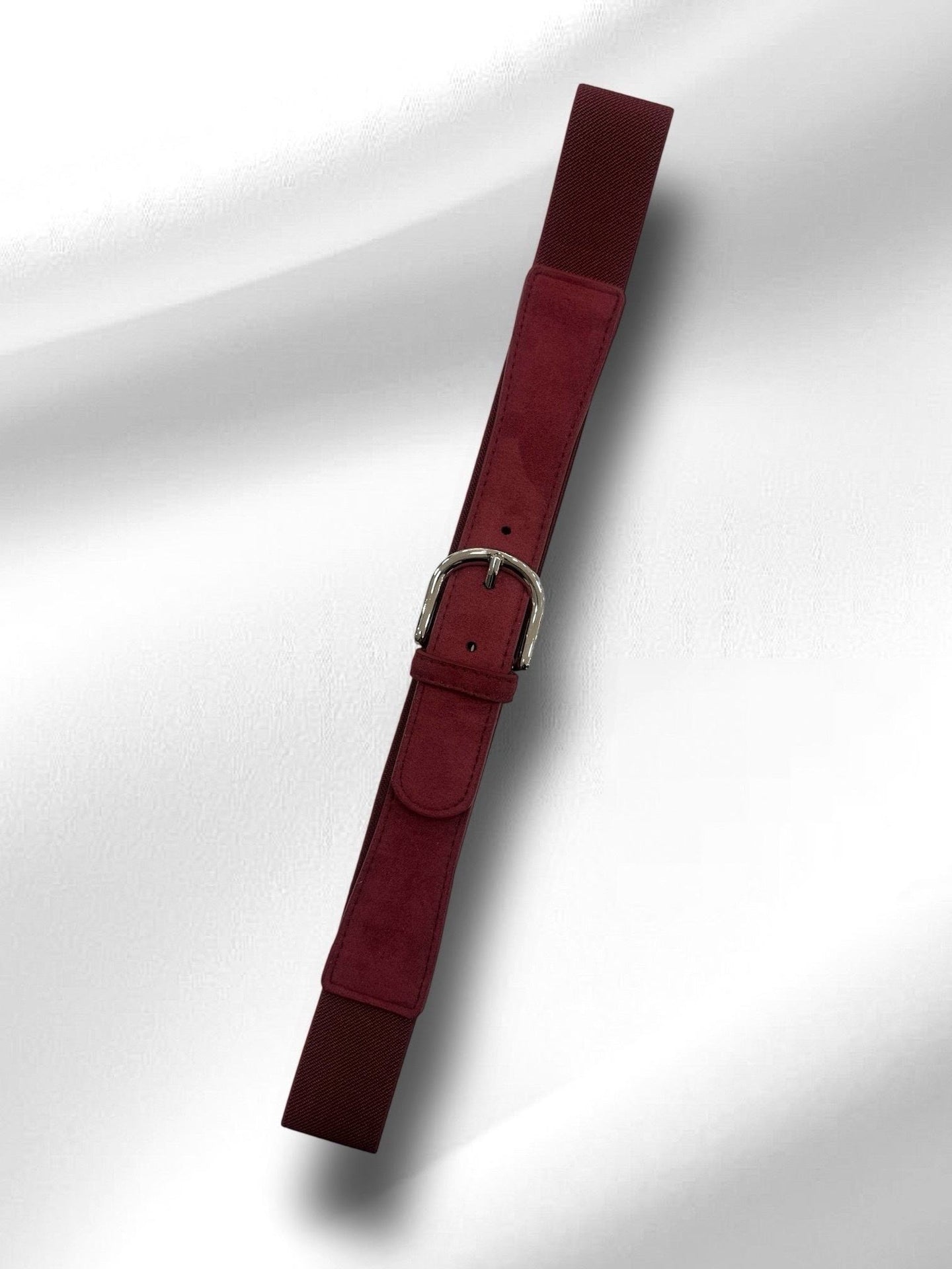 Ceinture élastique bordeaux LIA