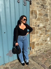 Charger l&#39;image dans la galerie, Jean wide leg avec revers LUMEA (34 au 42)