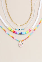 Charger l&#39;image dans la galerie, Collier perle en lot de 4 pcs modèles assortis en acier inoxydable ☀️