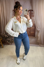 Charger l'image dans la galerie, Chemise blanche coeur or STELLA (36 au 48)