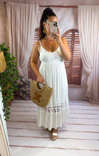Charger l'image dans la galerie, Robe bretelles blanche ROMY (36 au 40) (Copie)