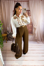 Charger l'image dans la galerie, Pantalon de costume fluide chocolat BILL