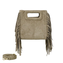 Charger l&#39;image dans la galerie, Sac à franges beige ALBA