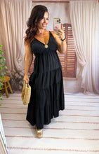Charger l'image dans la galerie, Robe uni soleil noir ALIX (36 au 46)