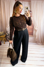 Charger l'image dans la galerie, Pantalon de costume fluide noir BILL