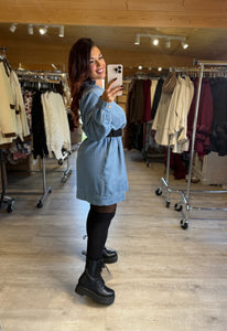 Robe courte large jeans SABRINA ( taille 36 au 50 )