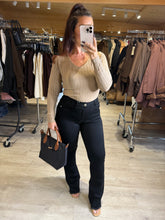 Charger l&#39;image dans la galerie, Jean noir bootcut LALIE (38 au 48)