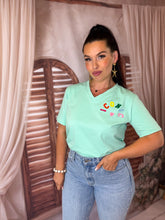Charger l'image dans la galerie, Tee shirt iconic vert d'eau SAMANTHA (34 au 46)