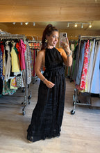 Charger l&#39;image dans la galerie, Ensemble noir top+jupe ORIANA (34 au 40)