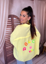 Charger l'image dans la galerie, Chemise gaz de coton dolce vita jaune CASSIS (36 au 48) New