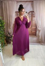 Charger l'image dans la galerie, Robe longue violet KURTY (36 au 40)