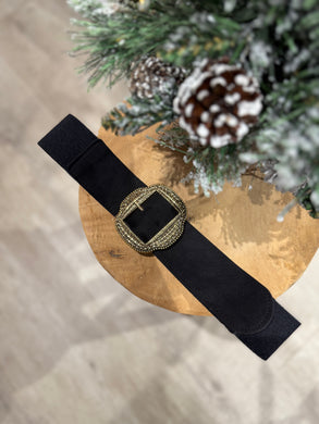 Ceinture noir élastique z3