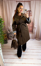 Charger l'image dans la galerie, Manteau trench chocolat SANDRA (36 au 46)