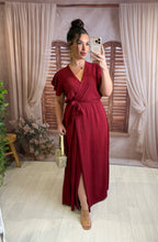 Charger l'image dans la galerie, Robe bordeaux MILA (36 au 48)