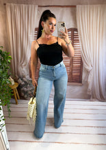 Charger l'image dans la galerie, Jean Wide leg bleu MAELLE (40 au 48)