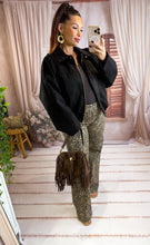 Charger l'image dans la galerie, Veste loose en suédine noir KATRINA (36 au 46)
