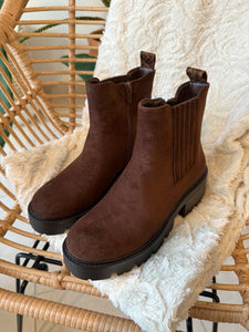 Bottine chocolat LÉOPOLD ( reste 1 taille 38 )