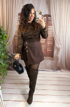 Charger l'image dans la galerie, Jupe/short chocolat MARGOT (36 au 48)