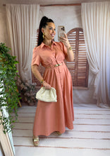 Charger l'image dans la galerie, Robe chemise saumon GRANNY (38 au 42 )